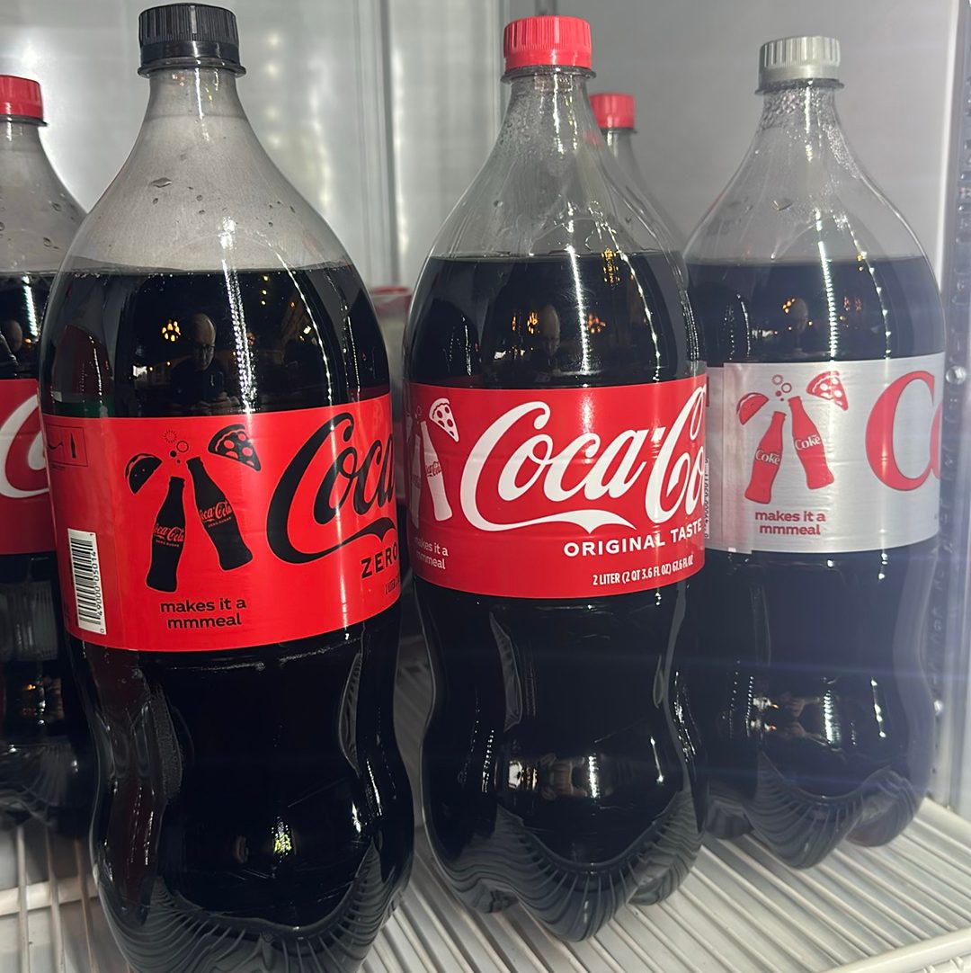 20 oz Diet Coke.