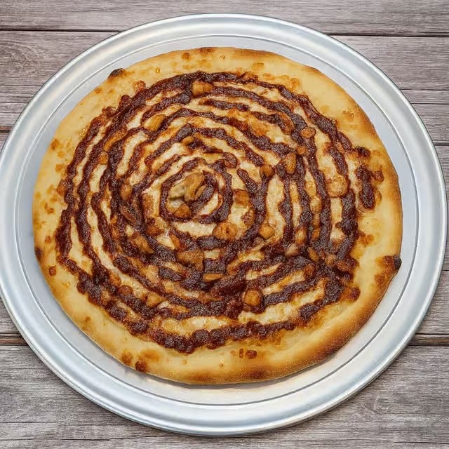 BBQ Chicken Pizza.