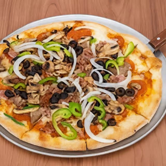 Deluxe Pizza.