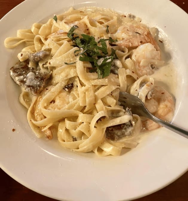 Fettuccine Alfredo.