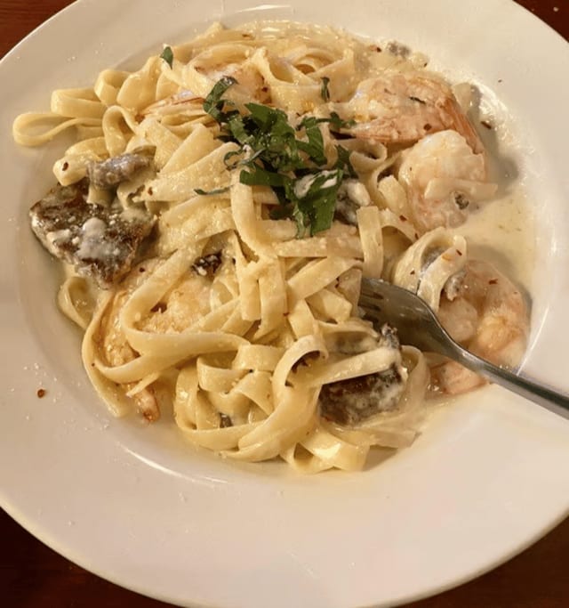 Fettuccine Alfredo.