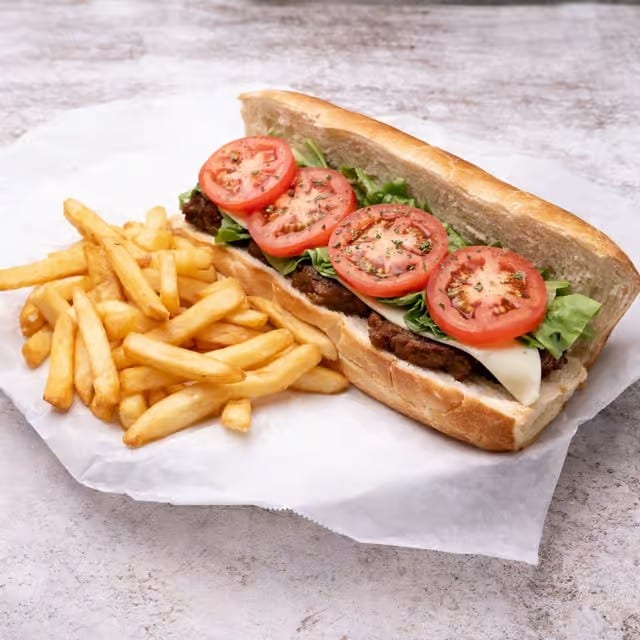 Turkey and Cheese Sub.