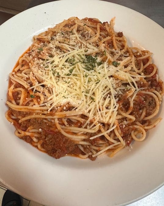 Spaghetti with Meat Sauce.