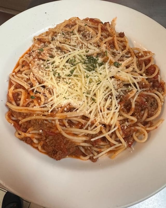 Spaghetti with Meat Sauce.