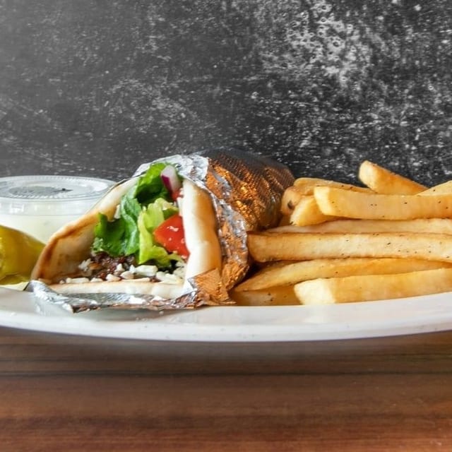 Lamb Gyro Lunch Special.