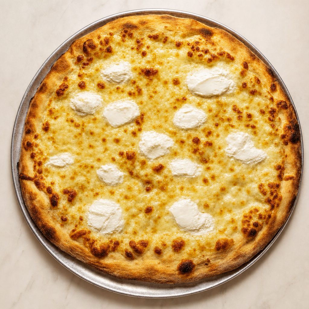 NY White Pizza.