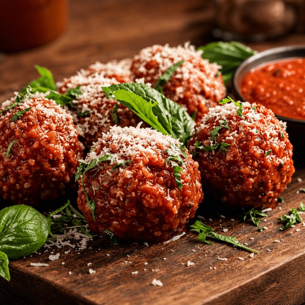 Side of Homemade Meatballs.