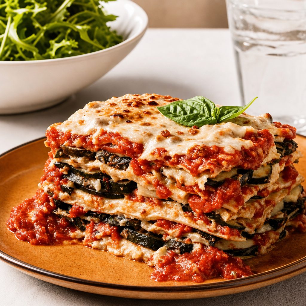 Homemade Veggie Lasagna.
