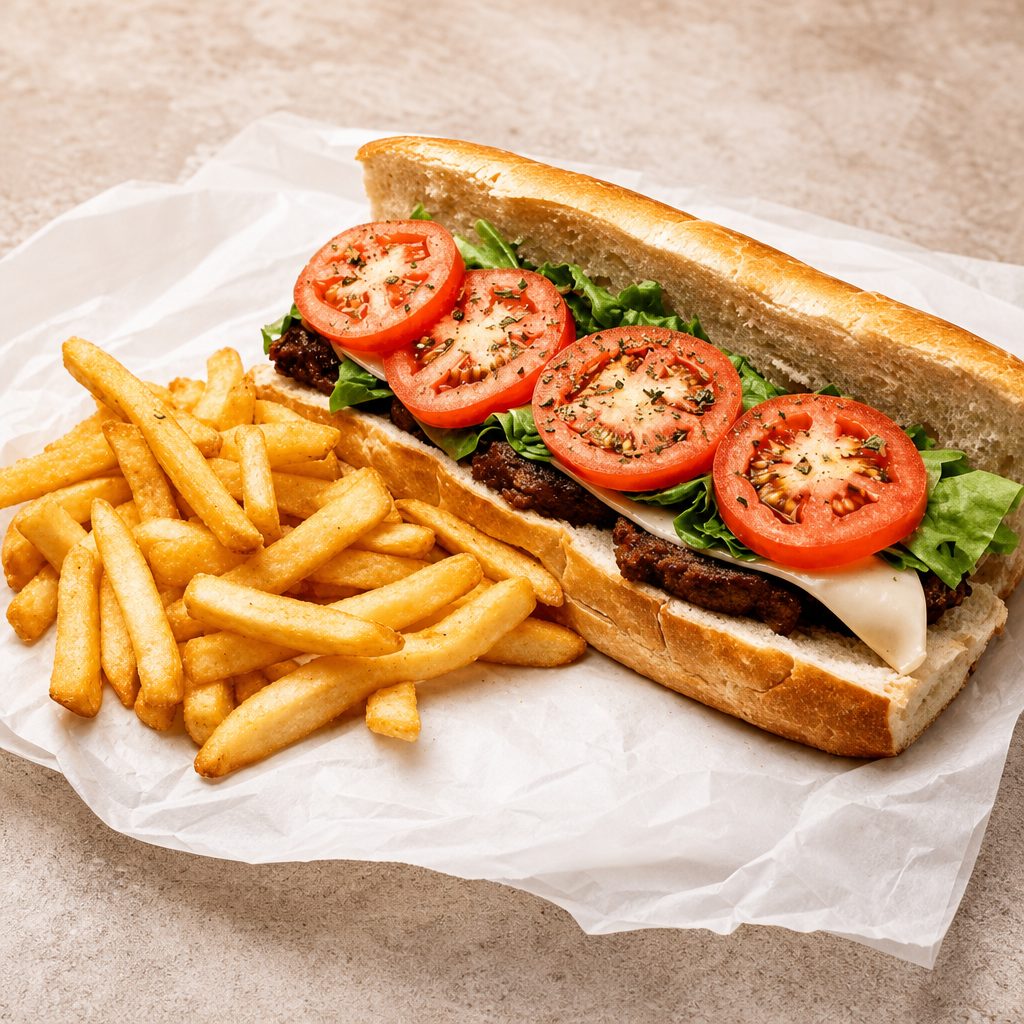 Salami and Cheese Sub.