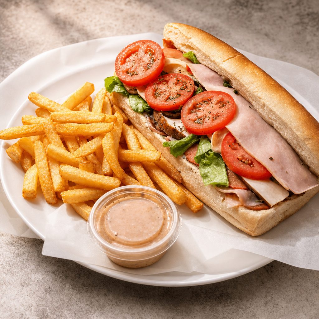 Ham and Cheese Sub.