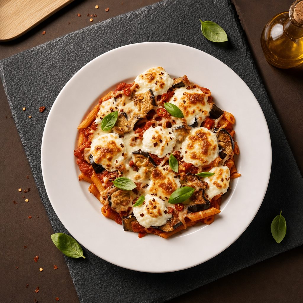 Baked Ziti Sicilian.