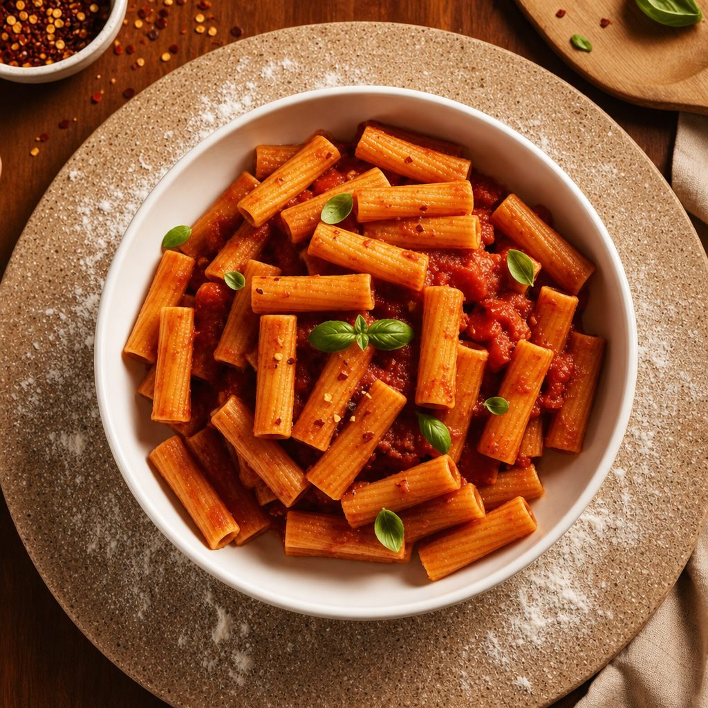 Ziti with Marinara.