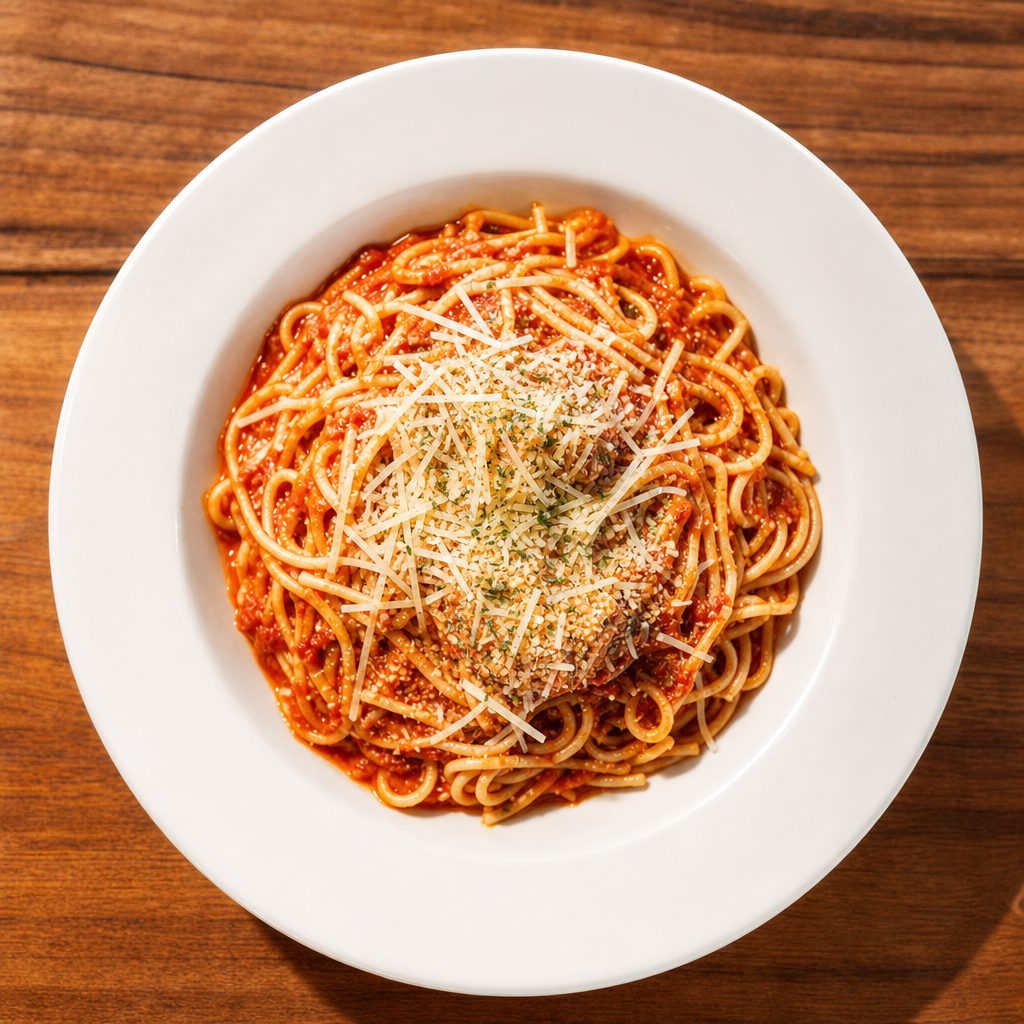 Spaghetti With Meatballs.
