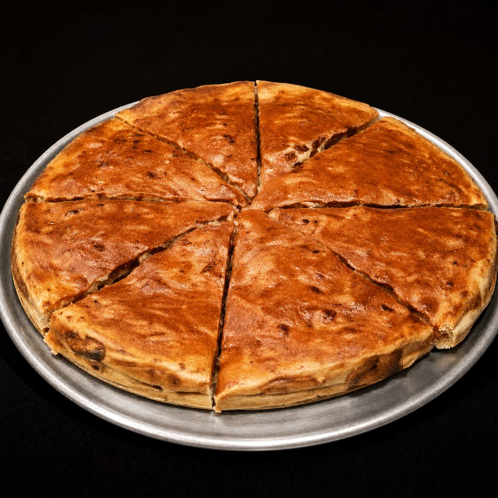 Stuffed Meat Pizza.